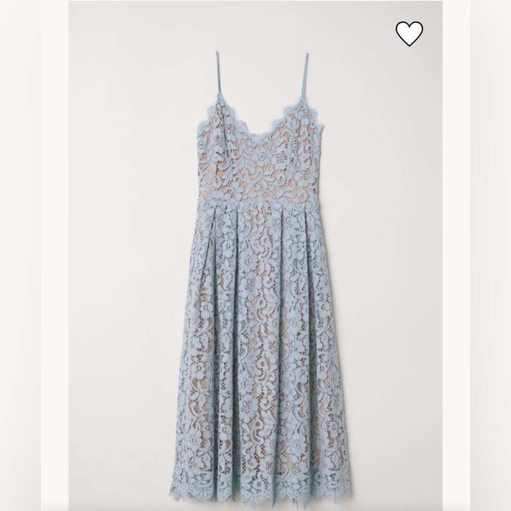 Brand New Lacey Blue H&M Dress